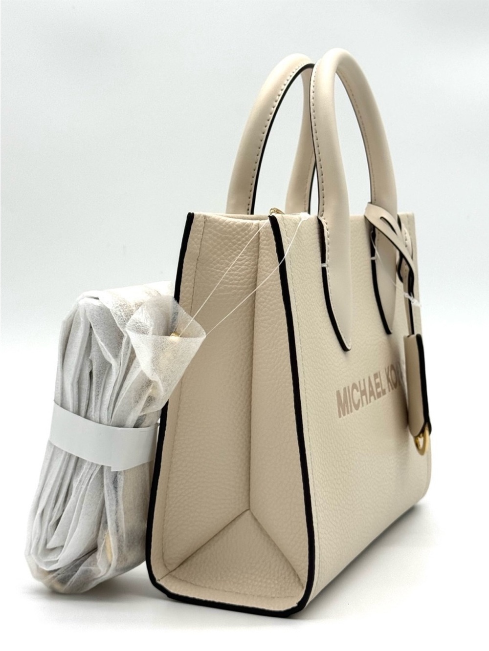 Michael Kors Mirella Small Shopper TZ Xbody Bag Light Cream - Picture 4 of 9